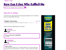 Tablet Screenshot of howcaniseewhocalledme.com
